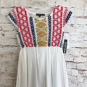 Design Lab Lord  & Taylor Embroidered Dress